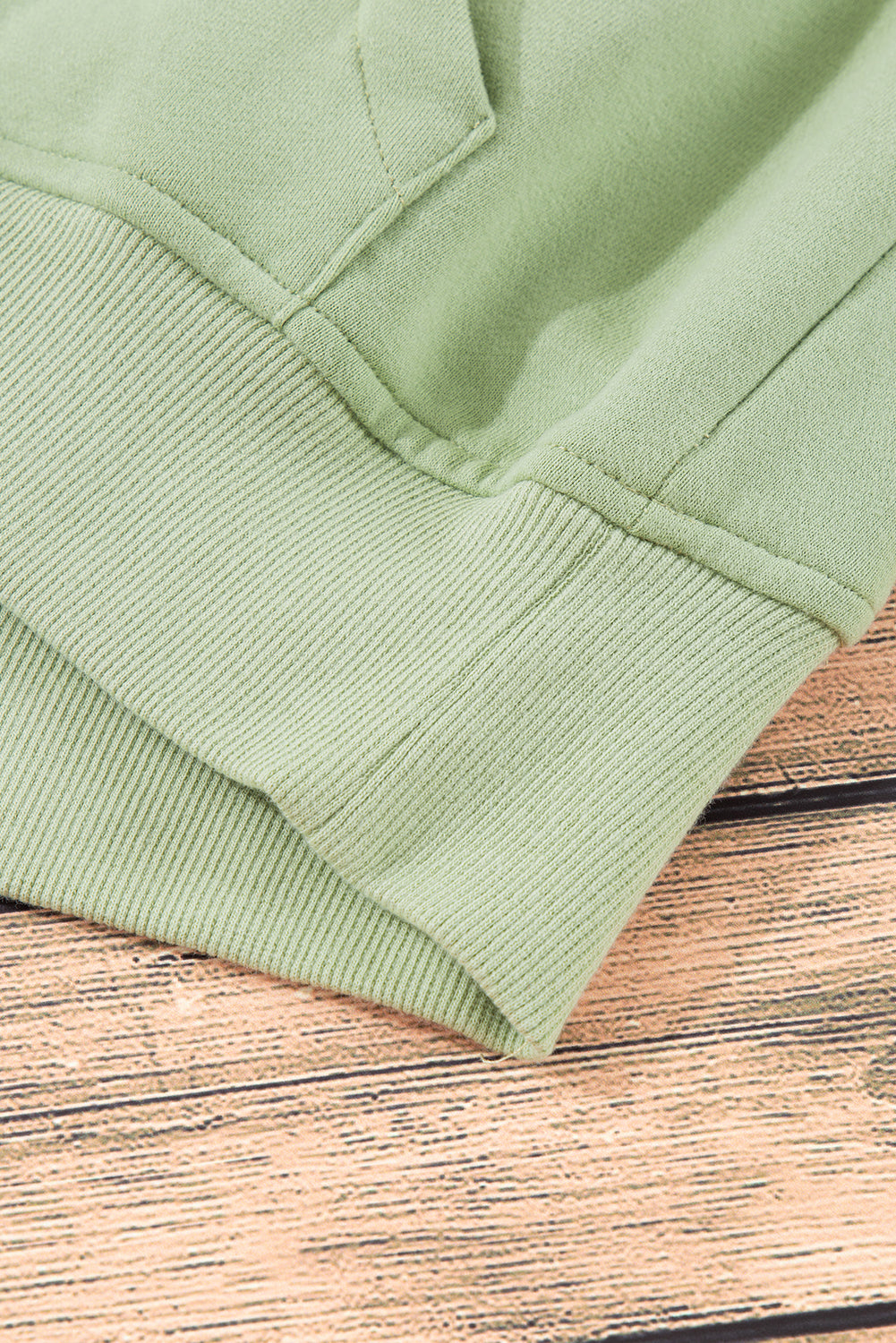Brown Fleece Lined Zip Up Stand Collar Thumbhole Sleeve Sweatshirt